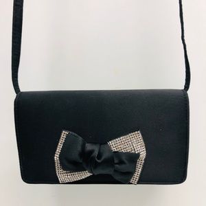 Nina Rhinestone Bow Crossbody!!